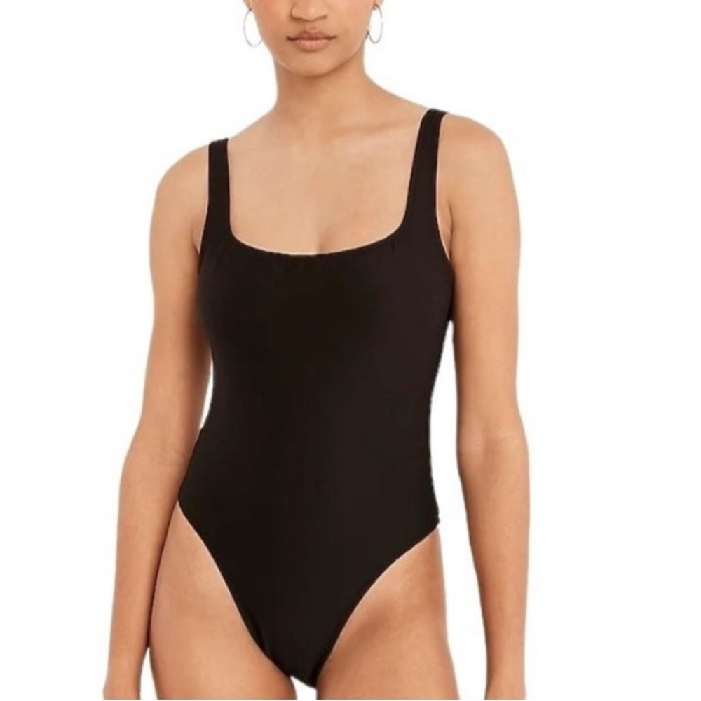 JCrew scoop neck high cut swimsuit (4) NWT